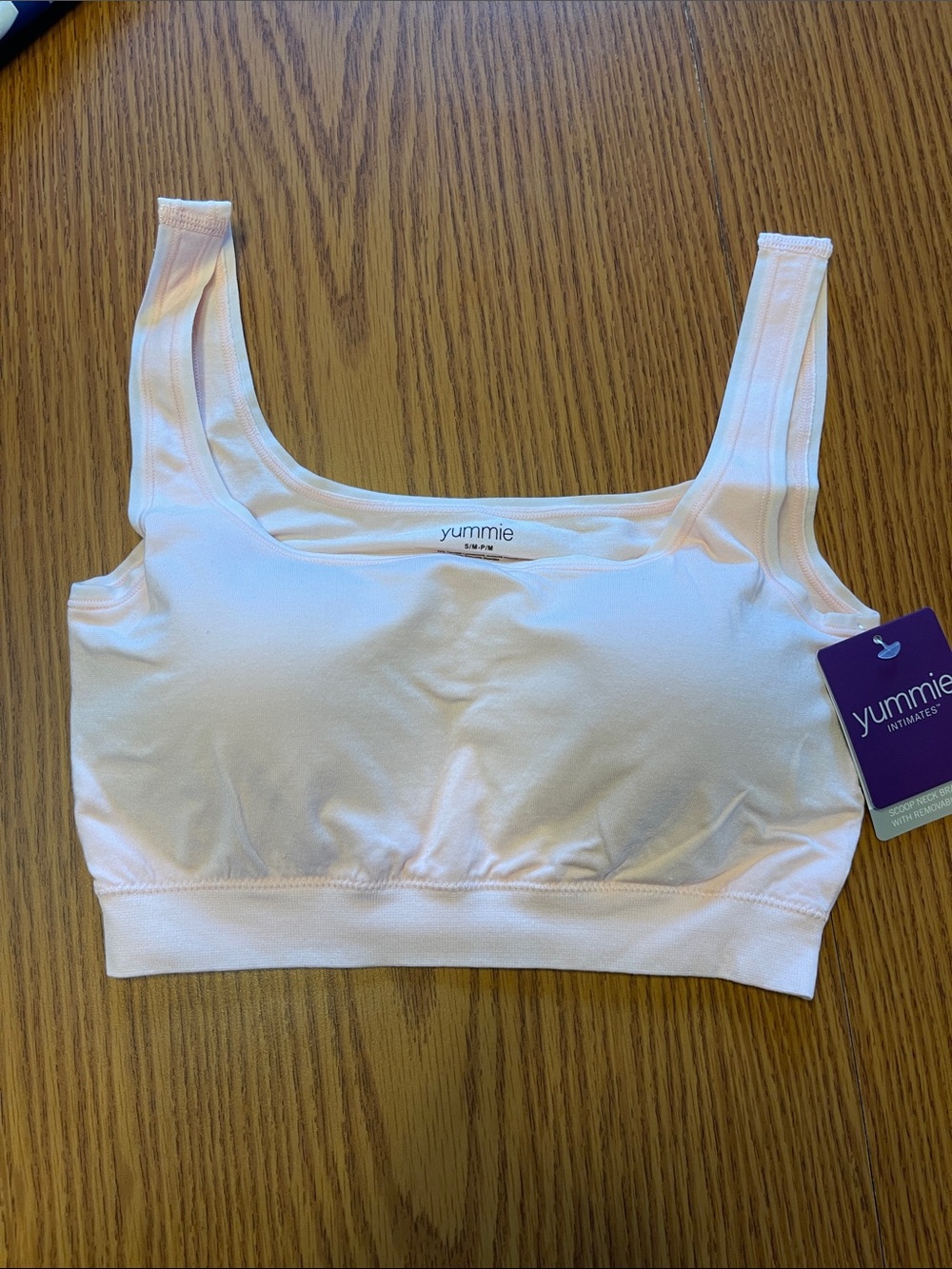 Women's Seamless Scoop NeckBralette - Light Pink SIZE S/M   Listing #A32